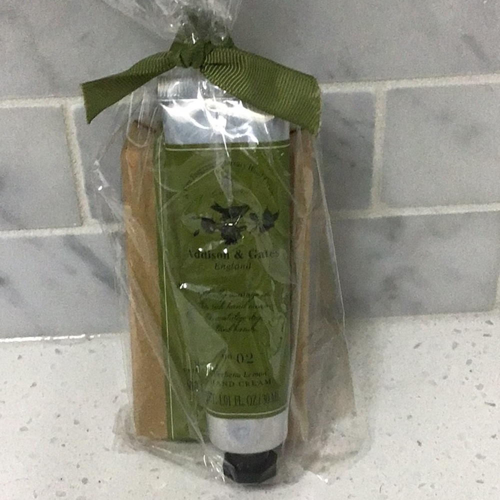 Addison and Gates Verbena Lemon Hand Cream and Bar Soap